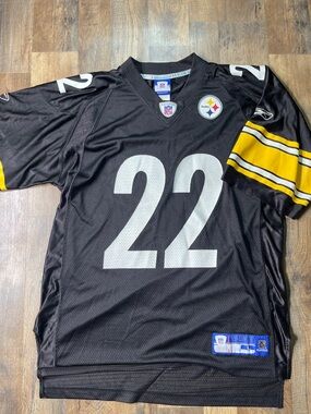 Reebok Pittsburgh Steelers #22 Duce Staley Jersey